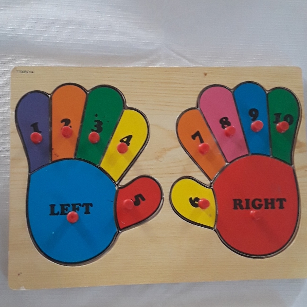 Wooden Toy Hand Puzzle